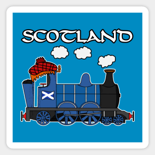 Scotland Steam Train Scottish Flag St Andrews Day Magnet
